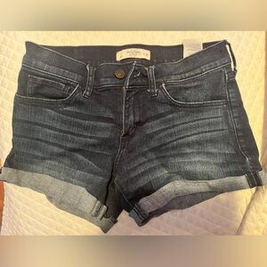 Dark Wash Abercrombie & Fitch Shorts